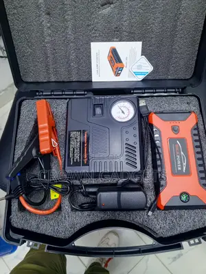Portable Car Battery Booster 12V With Air Compressor USB