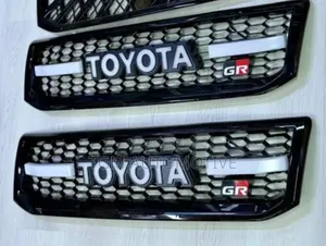 Front Grille GR for Land Cruiser Prado FJ120 (With LED Light)