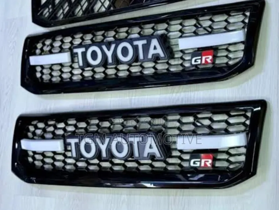Front Grille GR for Land Cruiser Prado FJ120 (With LED Light)