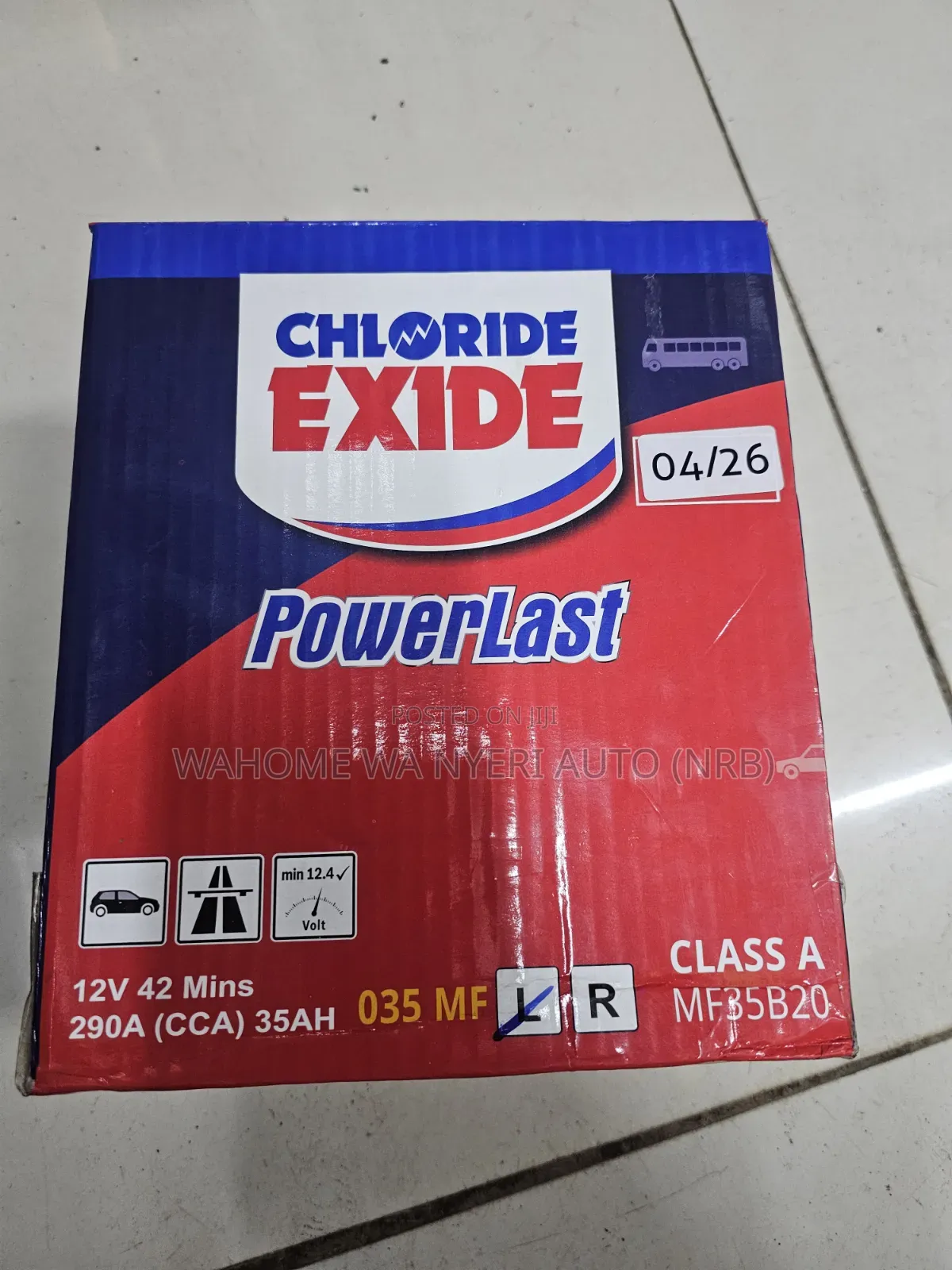 Class a 035mf Chloride Exide
