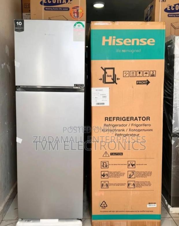 Pay on Delivery Hisense 250L Home Fridge With No Frost Technology.