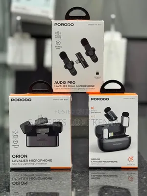 Porodo Wireless Lavalier Mics