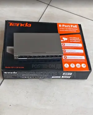 Tenda 8Ports POE Switch With Uplink 10Ports Desktop Switch