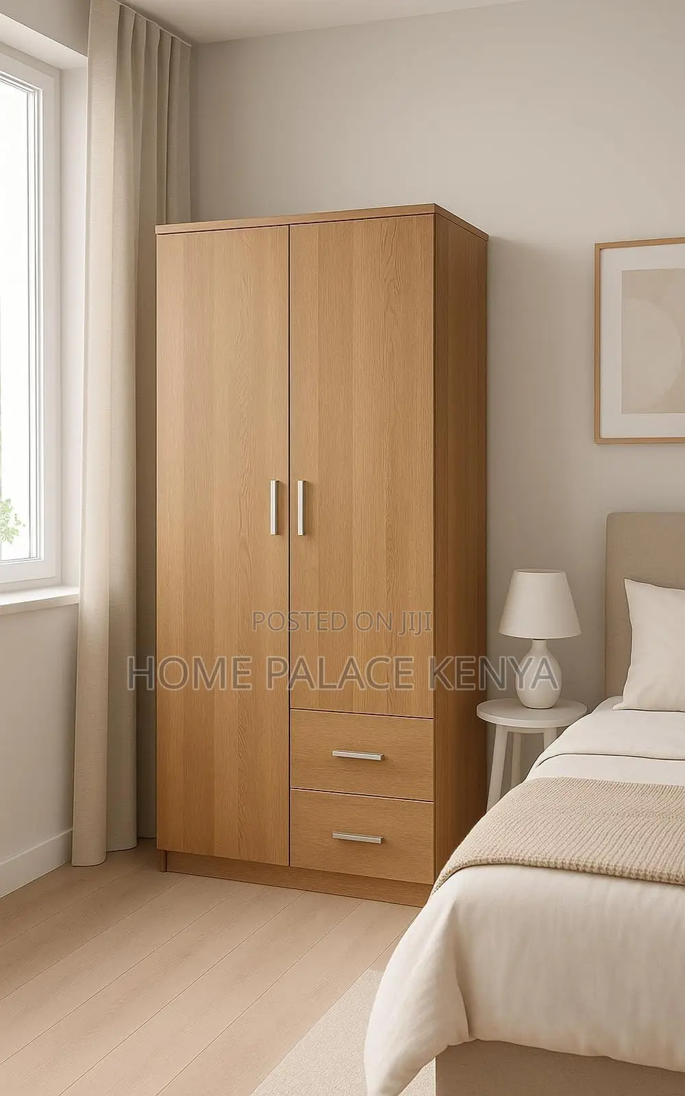 Wardrobe; Modern Wooden Wardrobe for Bedroom With Spacious Storage
