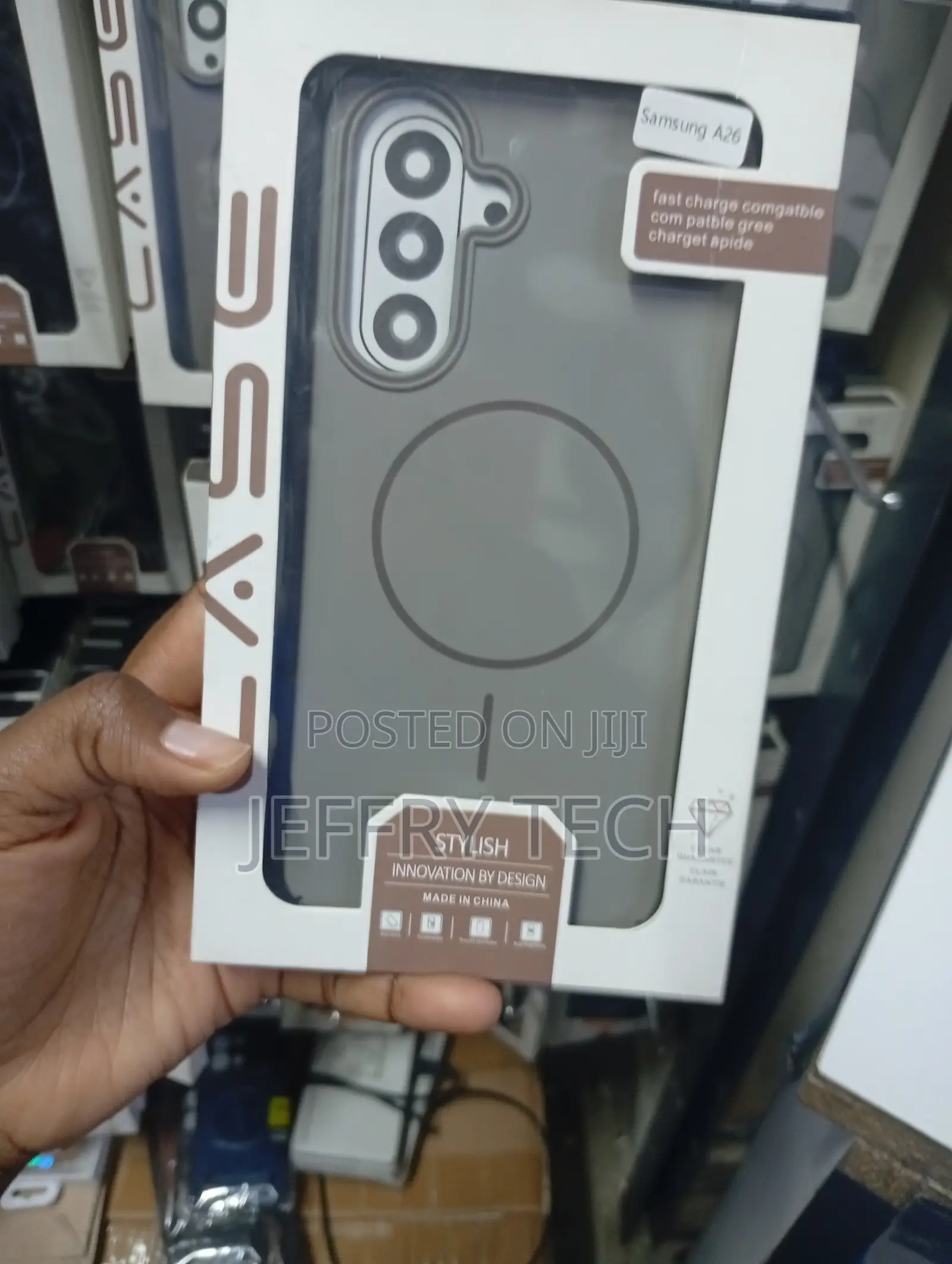 MagSafe-compatible Wireless Charging Ring for the Samsung Galaxy A26
