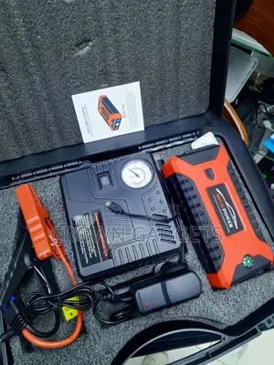 4-in-1 Portable Car Jump Starter With Inflator Power Bank