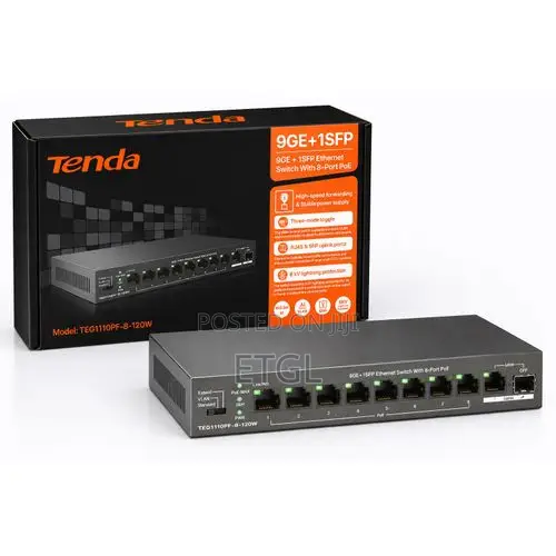8 Port Poe Tenda Switch