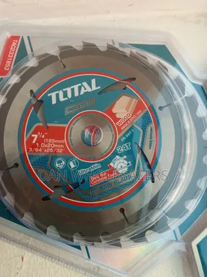 Total Industrial Circular Saw Blade 7 Inches 24T 2pcs Pack