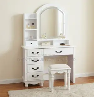 Dresser; Lighted Bedroom Dressing Table With Storage