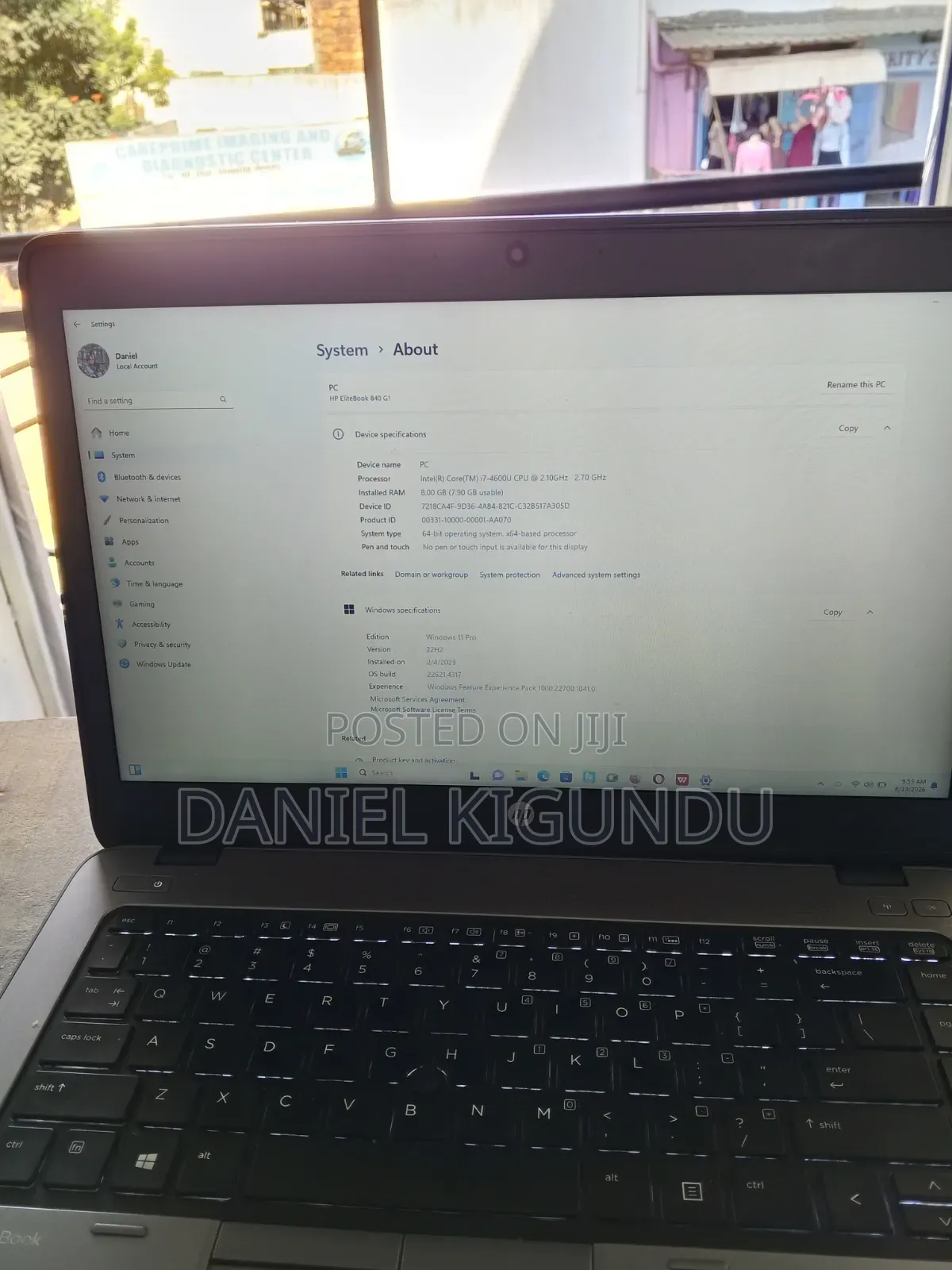 Laptop HP EliteBook 840 G1 8GB Intel Core i7 HDD 16 GB