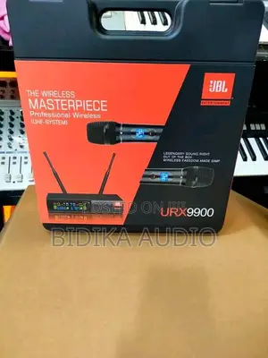 JBL Entertainment URX9900 Dual Handheld Professional Wireless UHF Mic