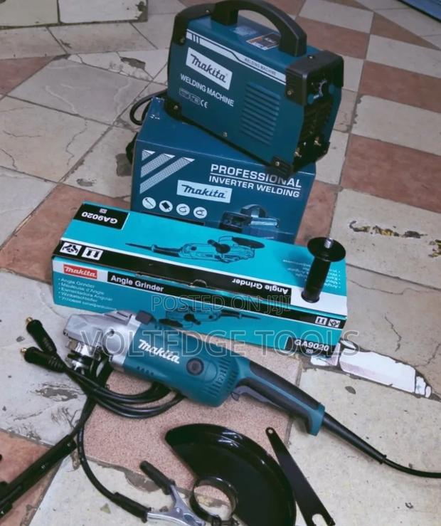 Makita 500A Inverter Welding Machine 9-Inch Angle Grinder Combo Set