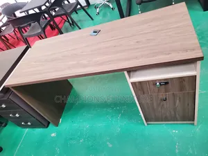 1.4M Walnut Office Desk