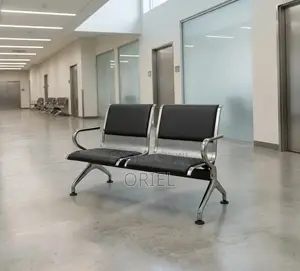 Office Bench : Padded 2-Seater Waiting Bench