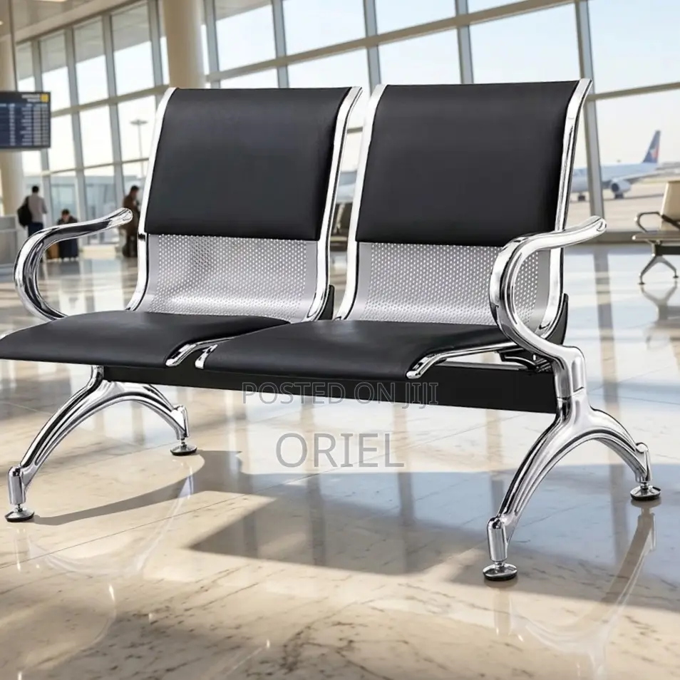 Office Bench : Padded 2-Seater Waiting Bench