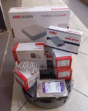 Night Vision Enabled 4 Hikvision 1080p Hd CCTV Cameras Complete