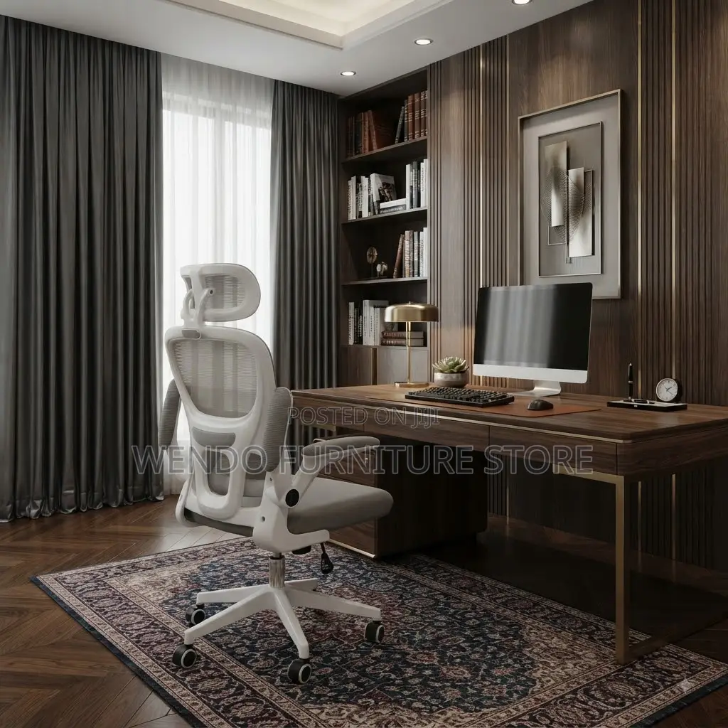 Office Chairs; Adjustable Office Orthopedic Recliner Fabric Chairs