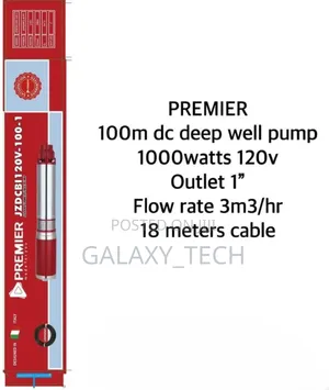 PREMIER 100m Submersible Water Pump