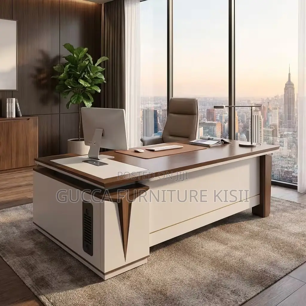 Office Desk; 1.8M Executive L-Shaped Office Desk