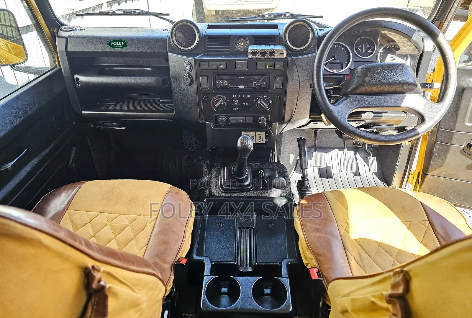 Land Rover Defender 2014 Yellow