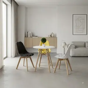 Home Chairs; Fabric Armless Dining Eames Chairs