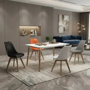 Home Chairs; Fabric Armless Dining Eames Chairs