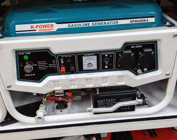 K-Power 3.8KVa Key Start Gasoline Generator