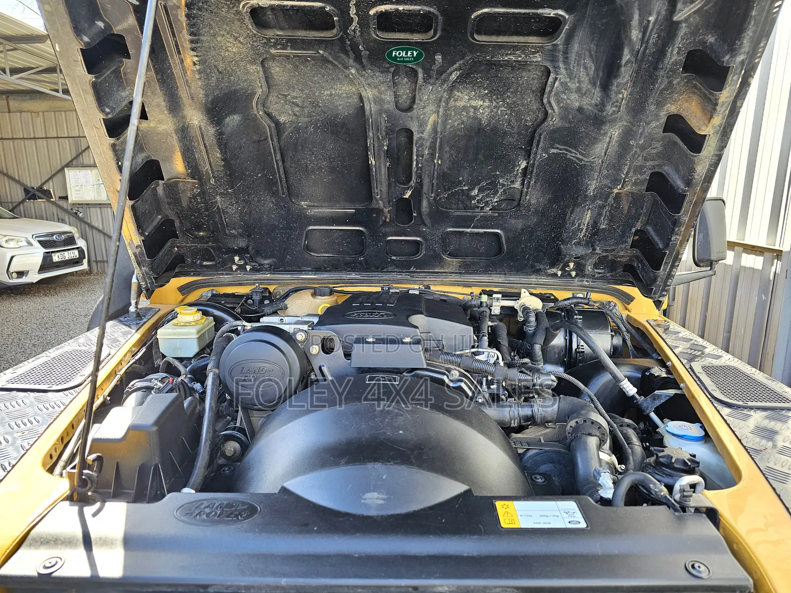 Land Rover Defender 2014 Yellow
