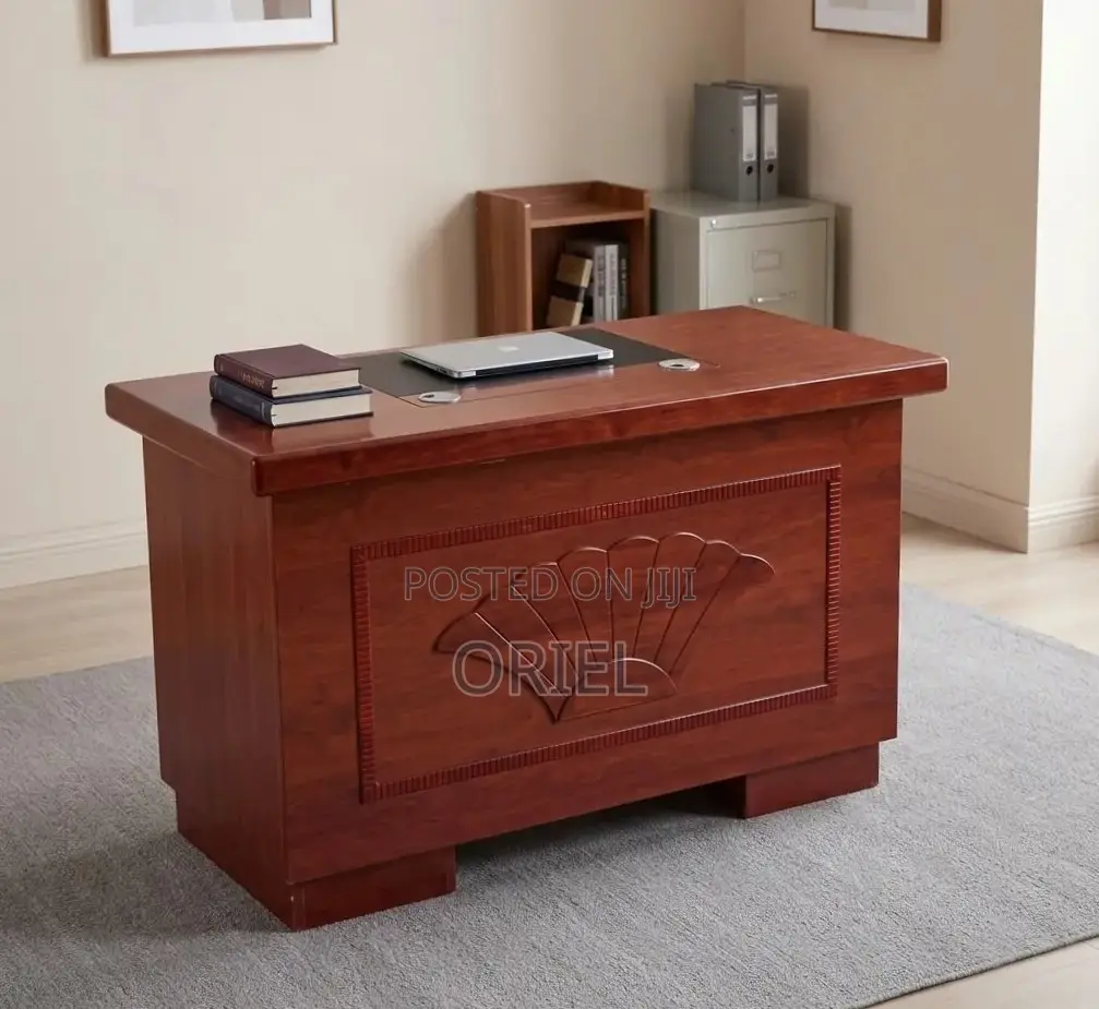 Office Mahogany Desk : 120CM Office Table