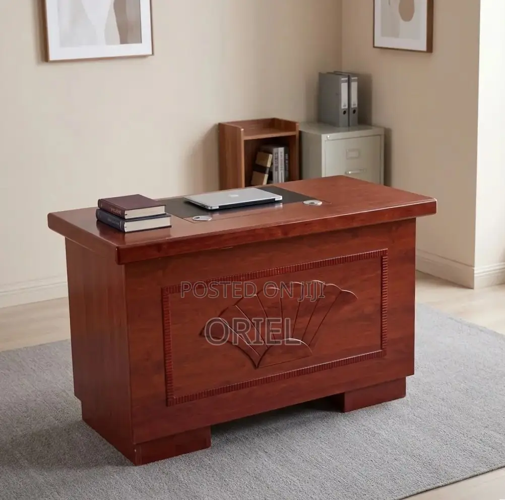 Office Mahogany Desk : 120CM Office Table