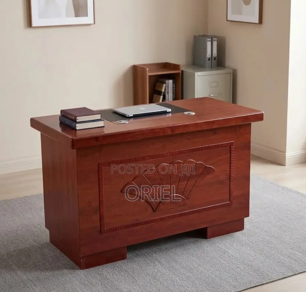 Office Mahogany Desk : 120CM Office Table