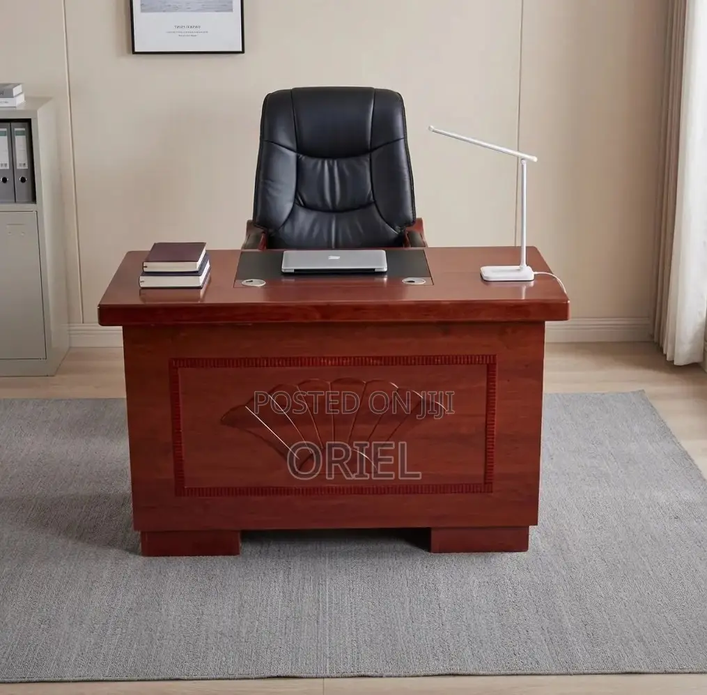 Office Mahogany Desk : 120CM Office Table