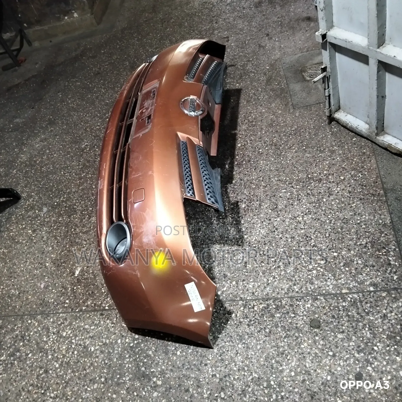 Nissan Note Model 2005 Front Bumper Complete With Grille, Ex Japan