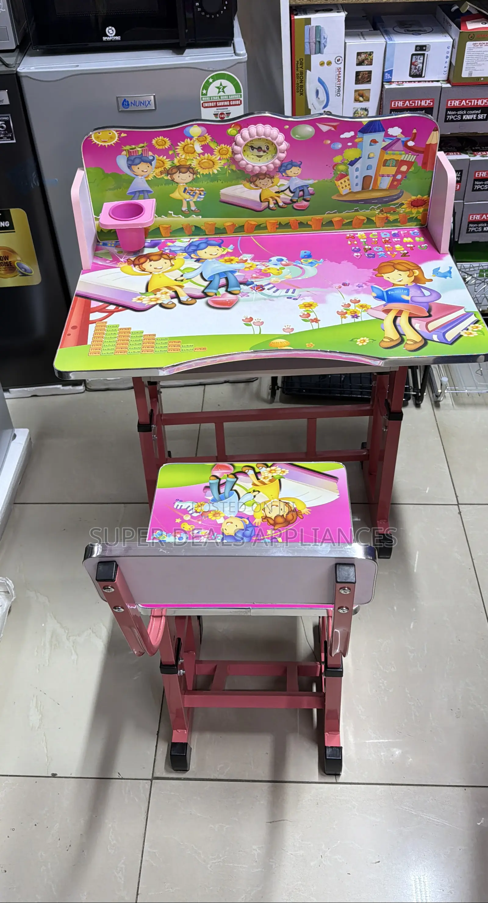 Pink Study Desk