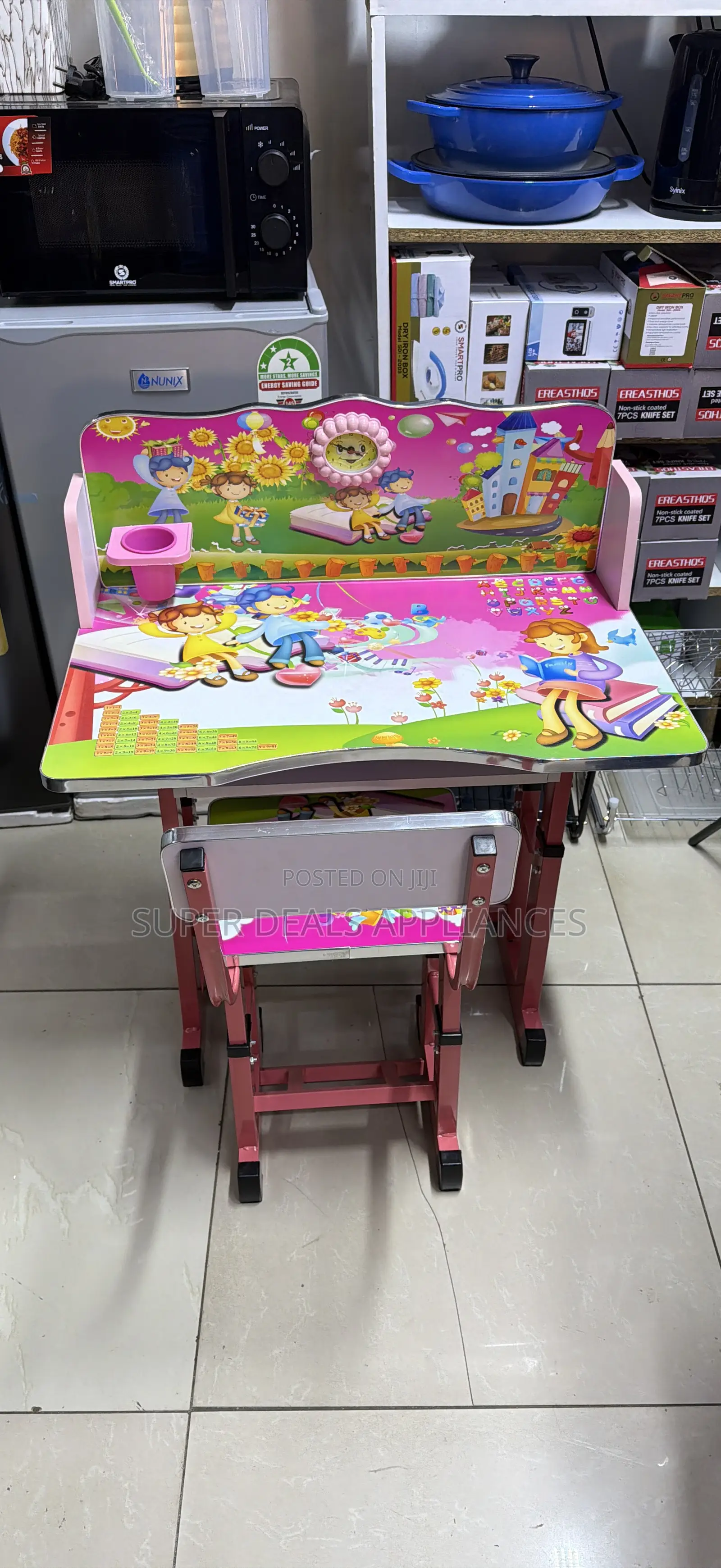 Pink Study Desk
