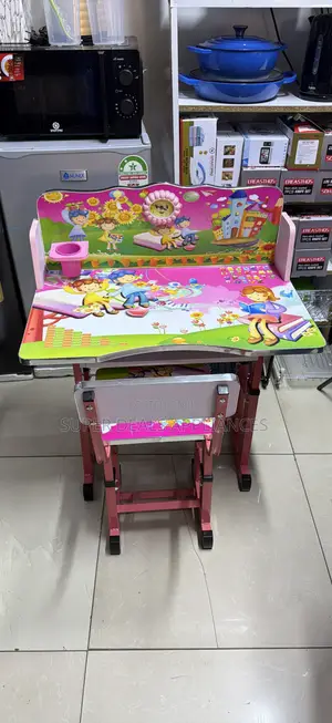 Pink Study Desk