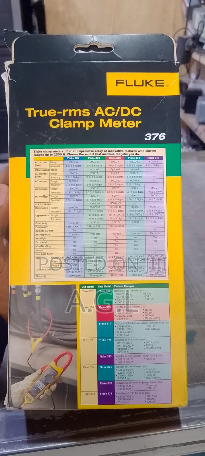 FLUKE 376 True-RMS Clamp Meter in Nairobi.