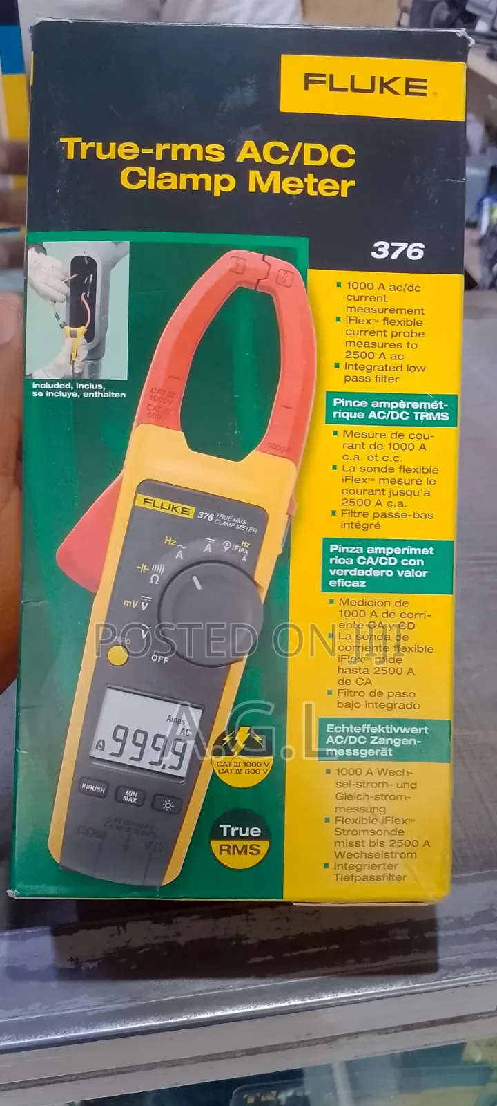 FLUKE 376 True-RMS Clamp Meter in Nairobi.