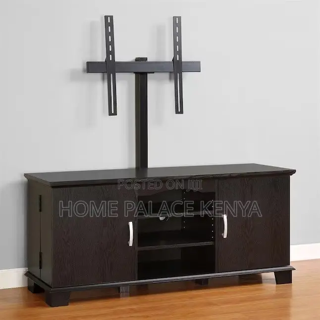 TV Stand; Space Saving Entertainment Center With TV Mount