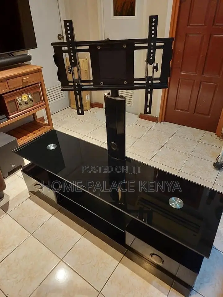 TV Stand; Space Saving Entertainment Center With TV Mount