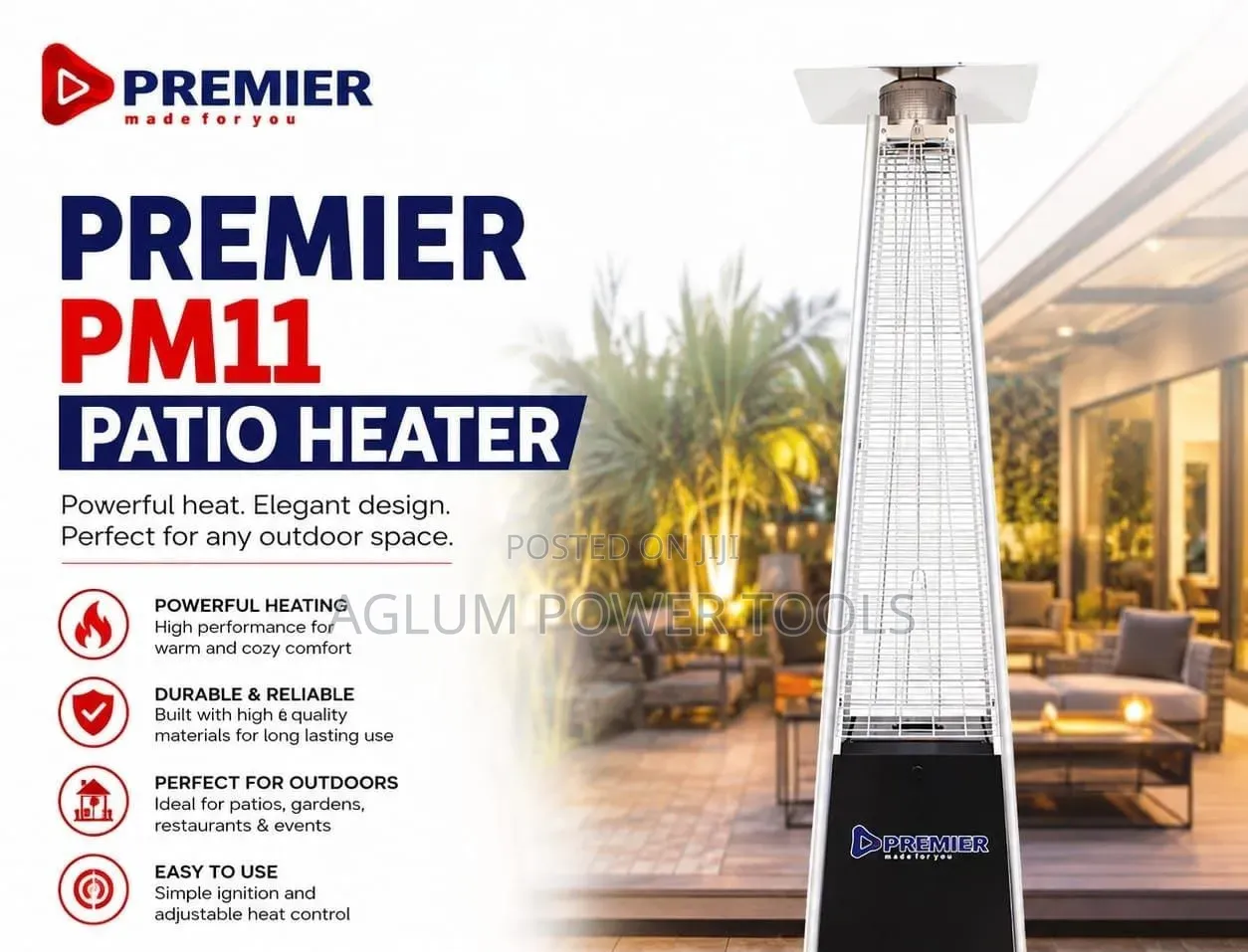 Premier Patio Heater for Outdoor Indoor Space