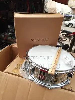 Brand New Chrome Snare Drum Kit - Complete With Drumsticks Tuning Ke