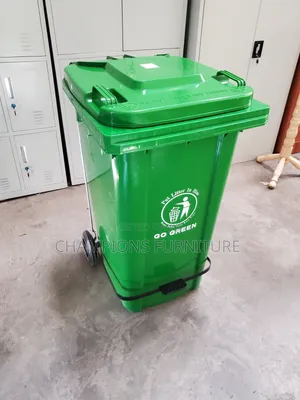 Heavy Duty 240L Dust Bin With Wheelie Pedal