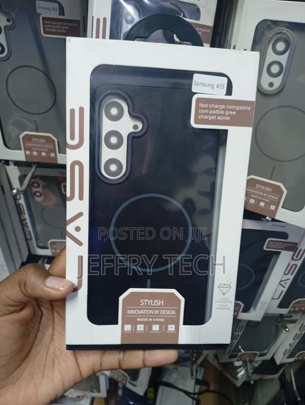 Translucent Matte MagSafe-style Phone Case for the Samsung Galaxy A55