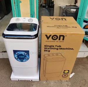 Von 9kg Top Loader Single Tub Washing Machine (1year Warranty)