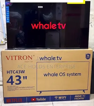 HTC43W - Vitron 43" Smart Whale OS TV With Built-in Decoder