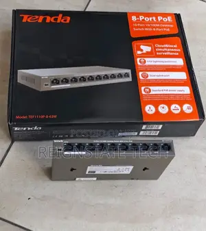 Tenda 8 Port Smart PoE Network Switch