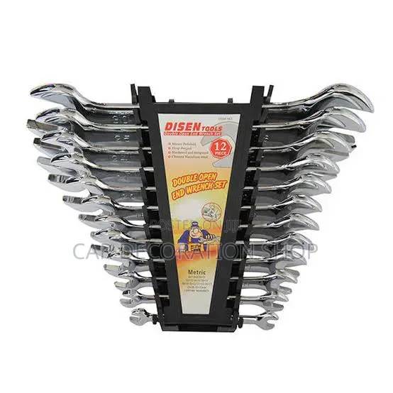 12pc Combined Spanner 6_8_10_12-14-17-19-22-24-27-30-32mm Metric Sizes