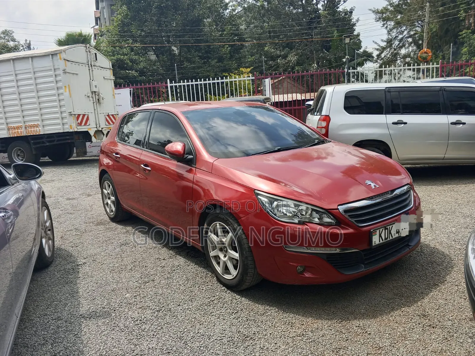 Peugeot 308 2015 Burgundy