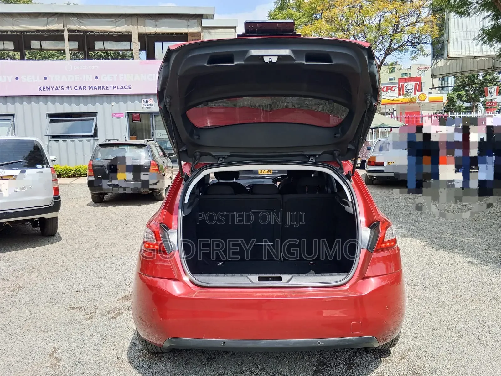 Peugeot 308 2015 Burgundy